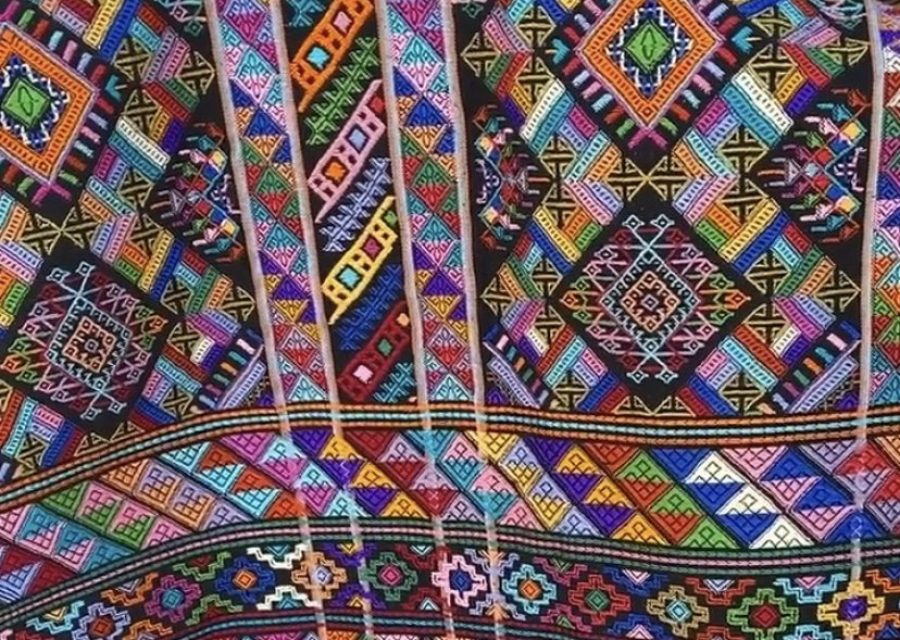 Kishuthara is a vibrant textile from Khoma Lhuentse in eastern Bhutan