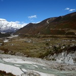 Tenchey village on the trek route